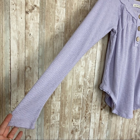 Free People Must Have Henley Long Sleeve Pullover‎ Top Size Medium - Picture 8 of 13